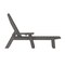 Merrick Lane Gaylord Adjustable Adirondack Lounger with Cup Holder- All-Weather Indoor/Outdoor HDPE Lounge Chair